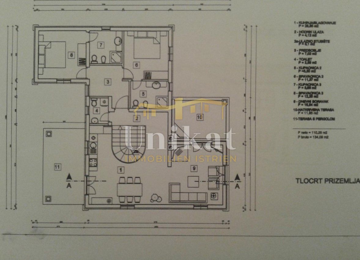 Casa con splendida vista - Vižinada